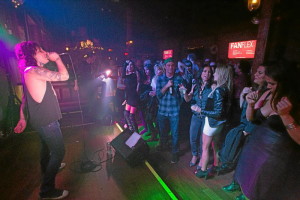 Rapper Mickey Avalon performed at The Standing Room in Redondo Beach on Thursday. Avalon booked the show using a new mobile app called FanFlex, which helps bands find venues near their fans.  Photo by Chad Wilson